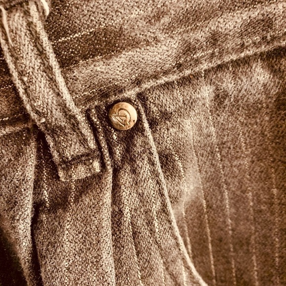 Vintage Gloria Vanderbilt Stripped Black Mom Jeans for Murjani Size 9/28 Denim - Picture 9 of 15